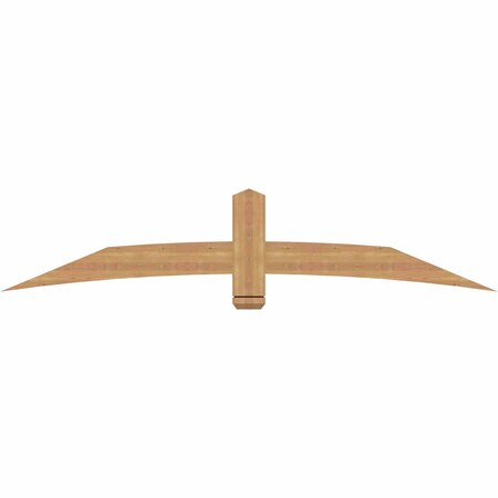 Ekena Millwork Bellingham Timber Gable Bracket, Western Red Cedar, 84"W x 17"H x 1 1/2"D x 5 1/2"F, 5/12 Pitch GBW084X17X0206BEL00SWR